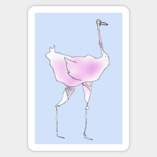 Ostrich Sticker